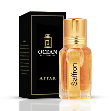 Attar Saffron for Men and Women for Long Lasting Fragrance Ocean Skin Science